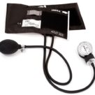 A blood pressure monitor is shown with its cord.