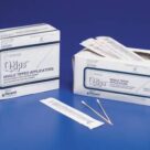 A box of dental floss and two toothpicks.